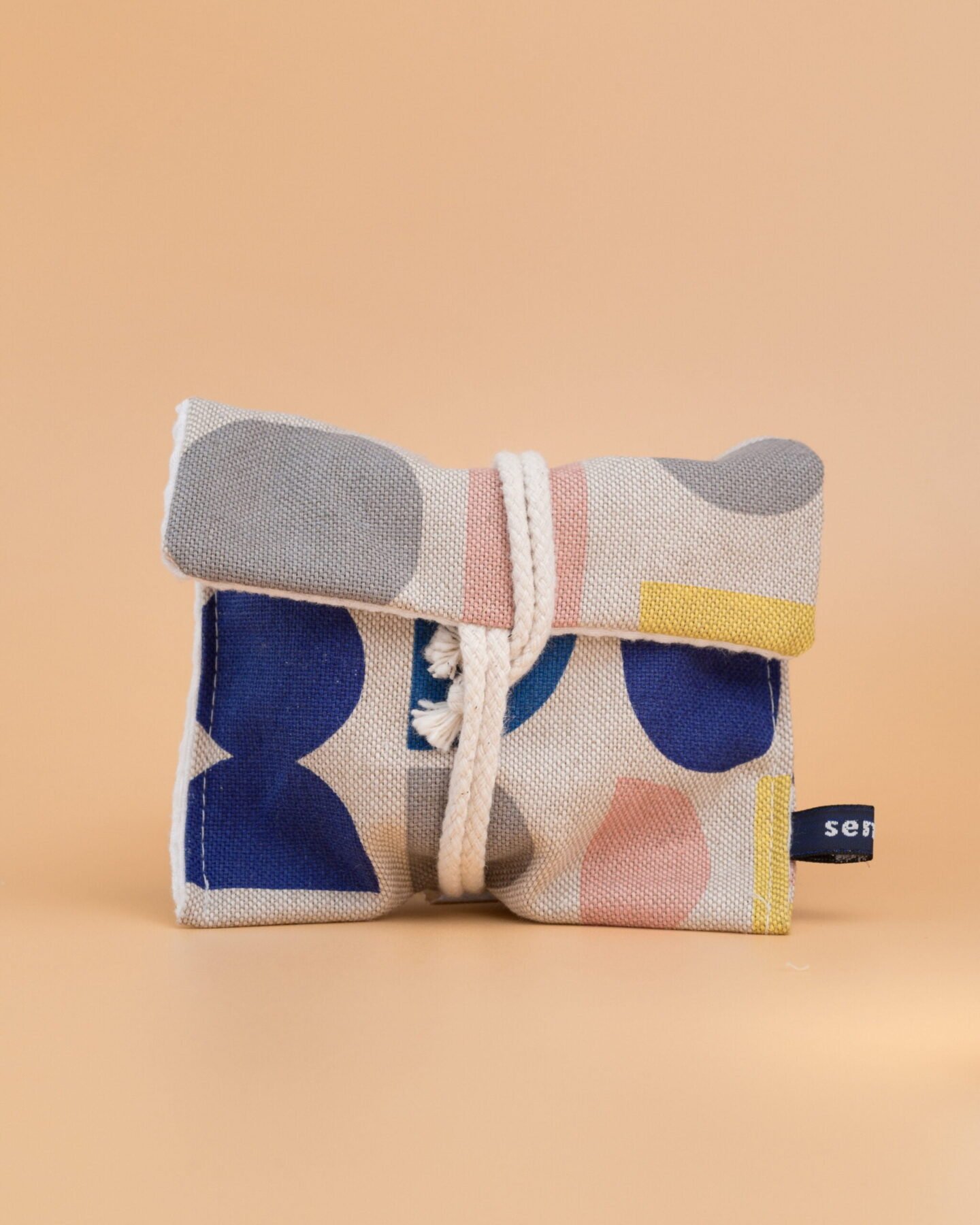 Pochette à savon formes géométriques Pochette à savon formes géométriques