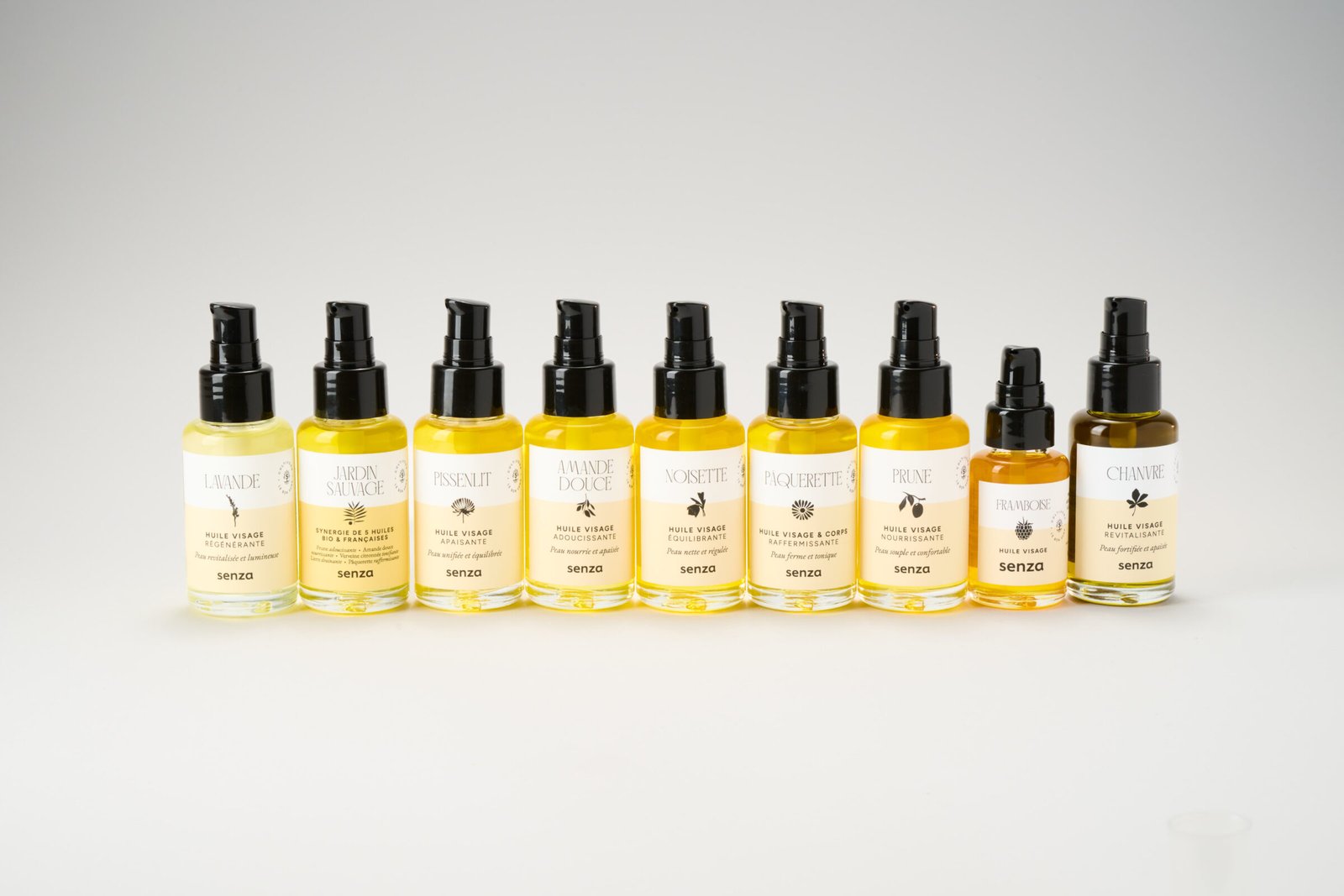 Gamme complète des huiles Senza Gamme complète des huiles Senza